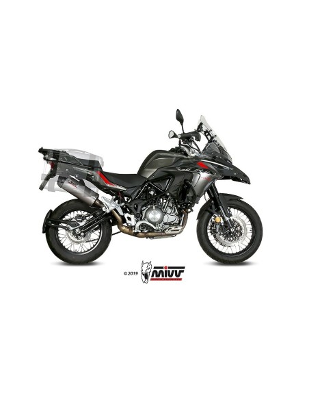 silencioso mivv oval titan c tapa carbono benelli trk 502 x 2018 25 e 004 lnc