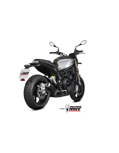 silencioso mivv x m1 inox negro benelli leoncino 800 2022 24 e 008 lc4b