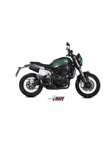 silencioso mivv x m1 inox negro benelli leoncino 800 trail 2022 24 e 011 lc4b
