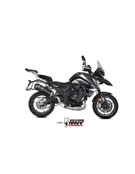 silencioso mivv oval carbono c tapa carbono benelli trk 702 x 2023 26 e 012 lec