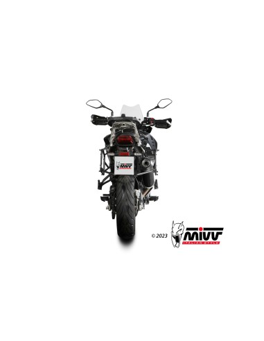 silencioso mivv oval carbono c tapa carbono benelli trk 702 x 2023 26 e 012 lec