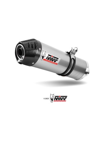 silencioso mivv oval st acero carbono benelli trk 702 x 2023 26 e 012 lx2c
