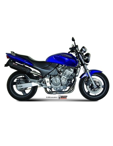 silencioso mivv suono acero negro carbon honda hornet 600 1998 02 h 018 l9