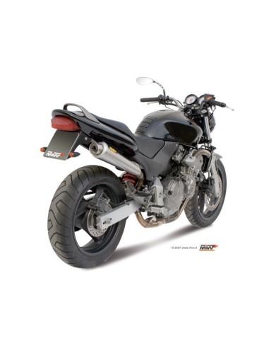 silencioso mivv x cone st acero honda hornet 600 1998 02 h 018 lc3