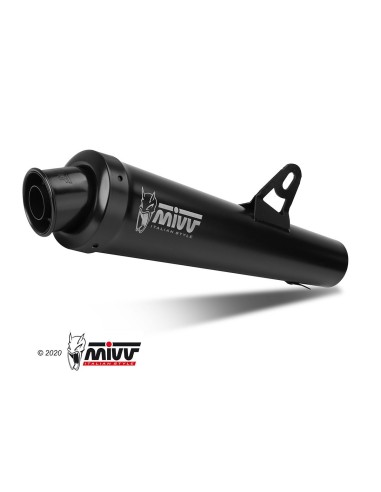 silencioso mivv x cone black honda hornet 600 2003 06 h 020 lc3b