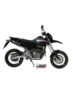 silenciosos mivvgp acero negro carbon honda fmx 650 2005 06 h 034 lxbc