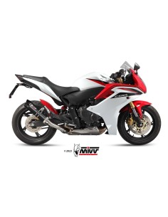 silencioso mivv gp acero negro carbon honda cbr 600 f 2011 13 hornet 600 2007 13