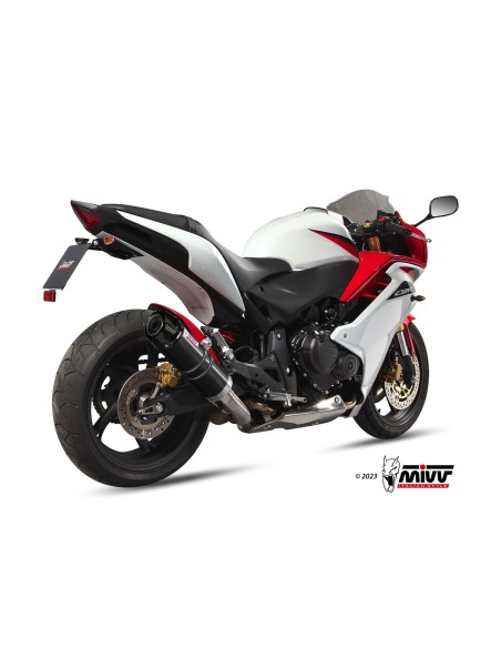 silencioso mivv gp acero negro carbon honda cbr 600 f 2011 13 hornet 600 2007 13