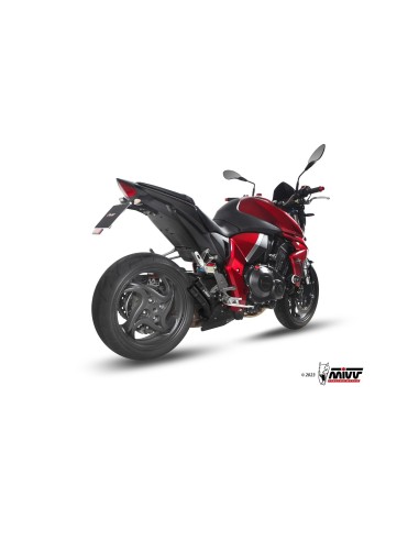 silencioso mivv double gun black honda cb 1000 r 2008 17 h 041 ldgb