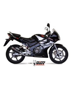 escape completo mivv 1x1 gp carbon con tapa carbono honda cbr 125 r 2004 10 h 043 l2sc
