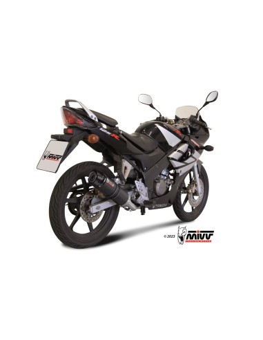 escape completo mivv 1x1 gp carbon con tapa carbono honda cbr 125 r 2004 10 h 043 l2sc