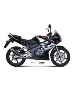 escape completo mivv 1x1 gp carbon honda cbr 125 r 2004 10 h 043 l2s