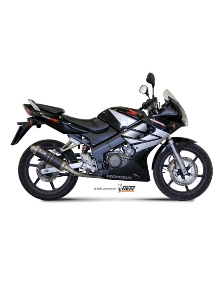 escape completo mivv 1x1 gp carbon honda cbr 125 r 2004 10 h 043 l2s