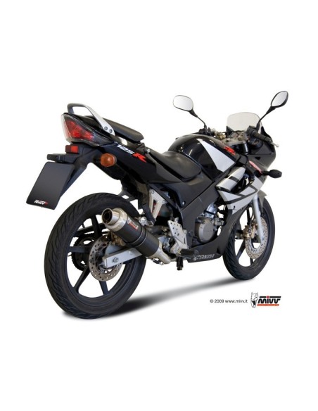 escape completo mivv 1x1 gp carbon honda cbr 125 r 2004 10 h 043 l2s