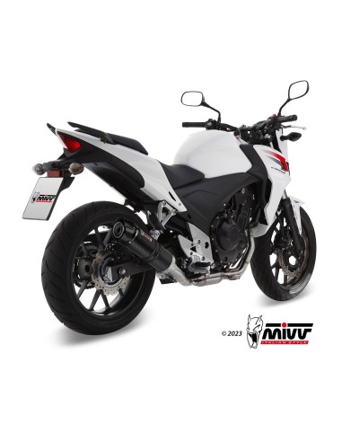 silencioso mivv gp carbon c tapa carbono honda cb 500 f x cbr 500 r 2013 15 h 051 l2sc