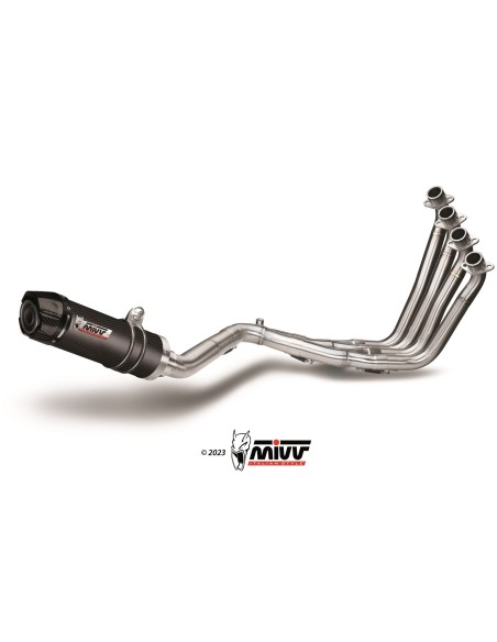 escape completo mivv 4x2x1 gp carbon con tapa carbono honda cb 650 f 2014 18 h 055 l2sc
