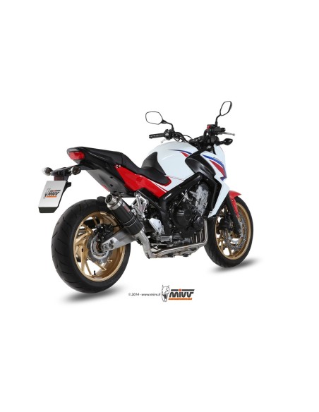 escape completo mivv 4x2x1 gp carbon honda cb 650 f 2014 18 h 055 l2s
