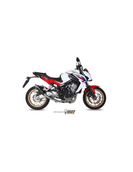escape completo mivv 4x2x1 gp carbon honda cb 650 f 2014 18 h 055 l2s