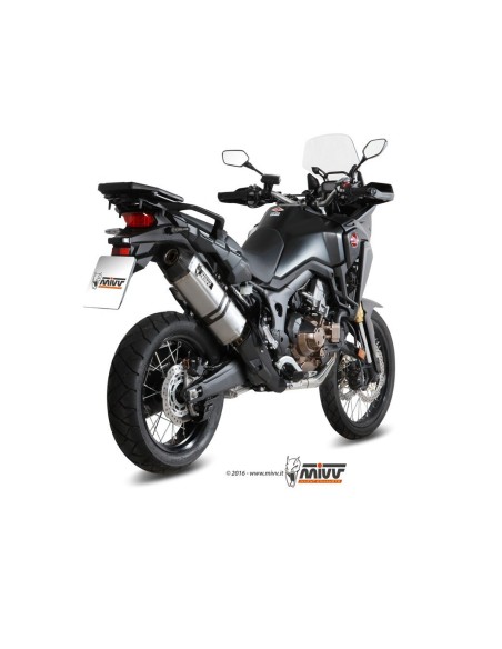 silencioso mivv speed edge st acero carbono honda crf 1000 l africa twin 2016 19 h 059 lrx