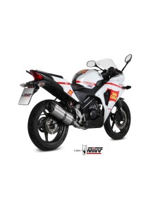 escape completo mivv 1x1 suono st steel con tapa carbono honda cbr 125 r 2011 16 h 060 l7 2