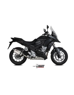 silencioso mivv suono st acero carbono honda cb 500 x 2016 h 061 l7