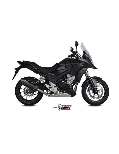 silencioso mivv suono acero negro carbon honda cb 500 x 2016 h 061 l9