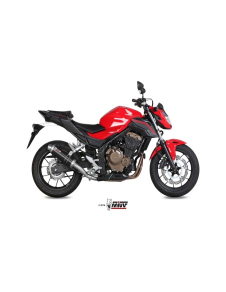 silencioso mivv gp black honda cb 500 f 2016 18 h 062 lxb