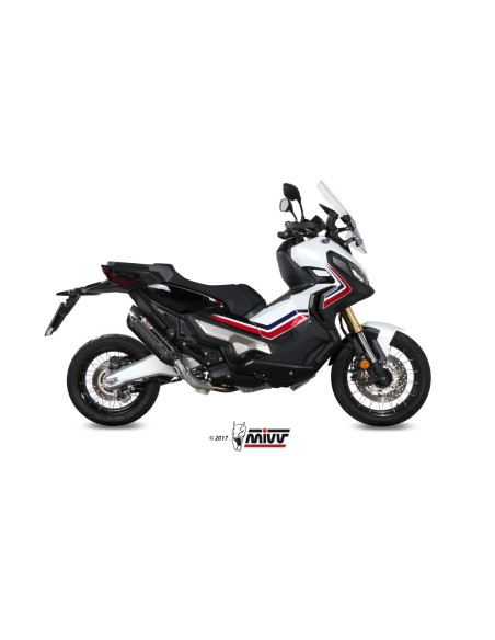 silencioso mivv suono acero negro carbon honda x adv 750 2017 26 h 066 l9