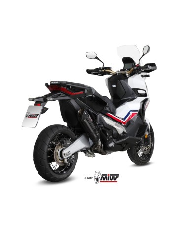 silencioso mivv suono acero negro carbon honda x adv 750 2017 26 h 066 l9