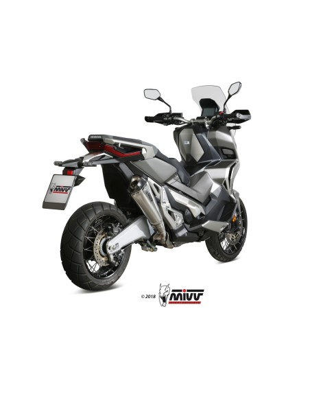 silencioso mivv delta race st acero honda x adv 750 2017 26 h 066 ldrx