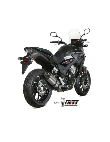 silencioso mivv suono st acero carbono honda cb 500 x 2017 22 h 067 l7