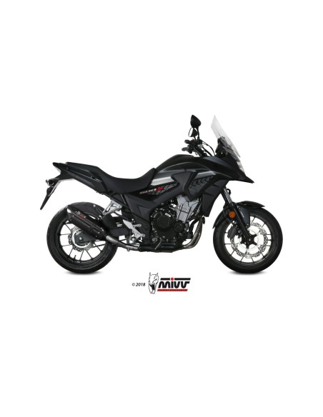 silencioso mivv suono acero negro carbon honda cb 500 x 2017 20 h 067 l9