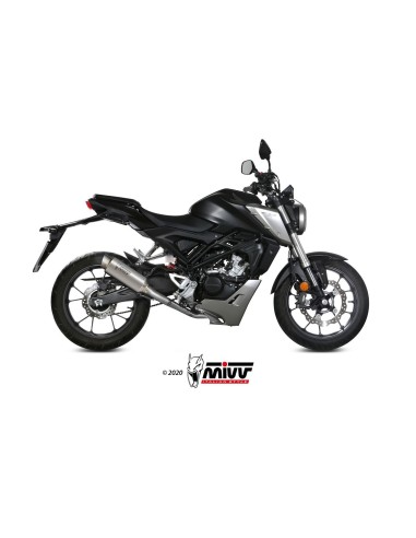 escape completo mivv 1x1 gp pro titan honda cb 125 r 2018 20 h 074 l6p