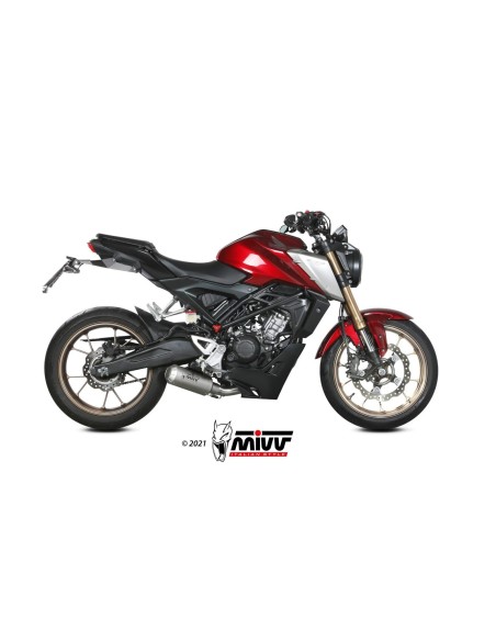 escape completo mivv 1x1 mk3 st steel honda cb 125 r 2021 24 h 078 sm3x