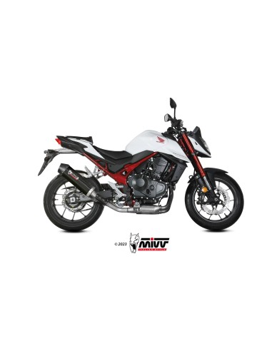 silencioso mivv oval carbono c tapa carbono honda cb750 hornet 2023 26 h 085 l3c