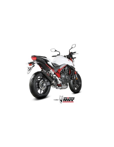 silencioso mivv oval carbono c tapa carbono honda cb750 hornet 2023 26 h 085 l3c