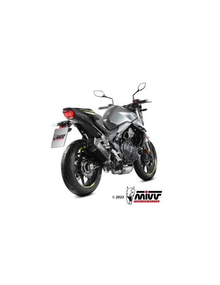 silencioso mivv sr 1 black honda cb750 hornet 2023 26 h 085 lr1xb