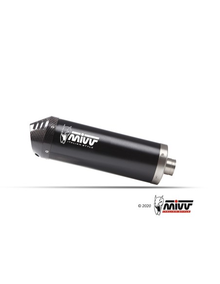 silencioso mivv oval acero negro carbon honda xl750 transalp 2023 26 h 086 lzc