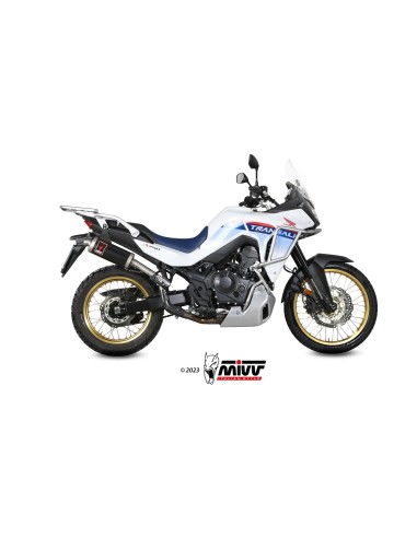 silencioso mivv dakar black honda xl750 transalp2023 26 h 087 ldkb