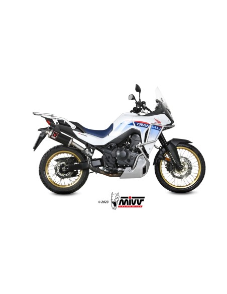 silencioso mivv dakar black honda xl750 transalp2023 26 h 087 ldkb