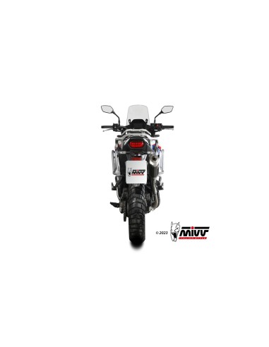 silencioso mivv dakar black honda xl750 transalp2023 26 h 087 ldkb