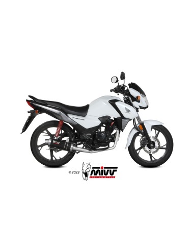 silenciosos mivv 1x1 gp black honda cb 125 f 2021 24 h 088 lxb