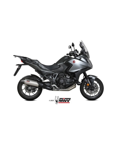 silencioso mivv oval titanium con tapa en carbono honda nt 1100 2022 24 h 089 lnc