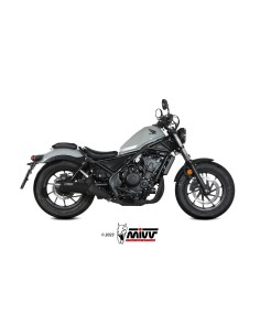 silencioso mivv hr 1 black con tapa en carbono larga honda cmx 500 rebel 2022 24 2