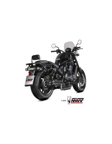 silencioso mivv hr 1 black honda cmx 1100 rebel 2022 24 h 092 lh1ba