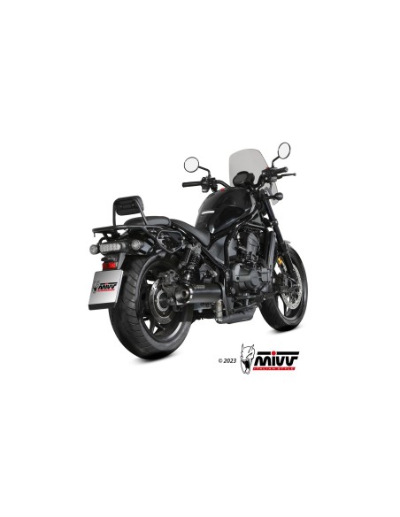 silencioso mivv hr 1 black honda cmx 1100 rebel 2022 24 h 092 lh1ba