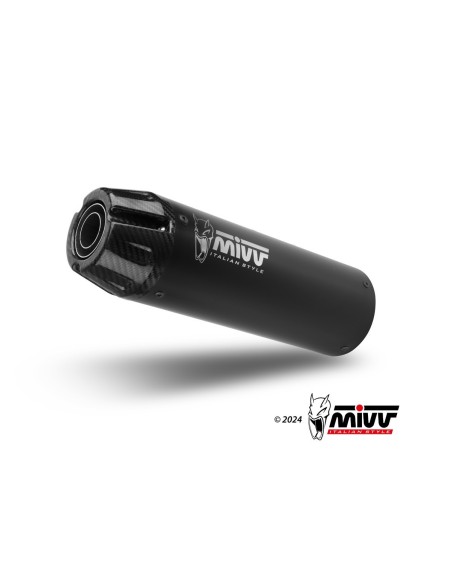 silencioso mivv hr 1 black con tapa en carbono larga honda cmx 1100 rebel 2022 24