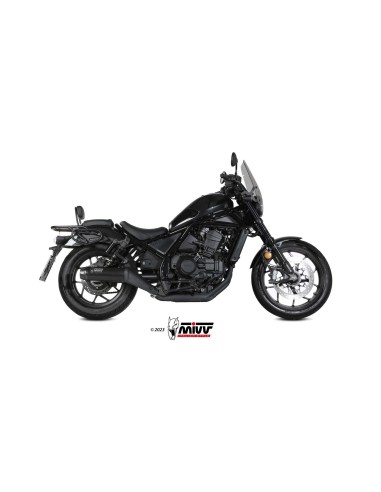 silencioso mivv hr 1 black con tapa en carbono larga honda cmx 1100 rebel 2022 24