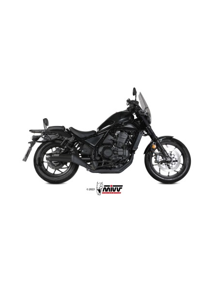 silencioso mivv hr 1 black con tapa en carbono larga honda cmx 1100 rebel 2022 24