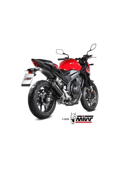 silencioso mivv ak 1 black con tapa de carbono honda cbr 500 r 2024 26 h 093 lzk